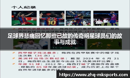 足球界悲痛回忆那些已故的传奇明星球员们的故事与成就